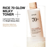 Bundling 2 Glow & Nourish Set (ANUA Rice 70 Glow Milky Toner 250ml + SKIN1004 Madagascar Centella Ampoule 100ml)