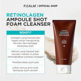 P.CALM Retinolagen Ampoule Shot Foam Cleanser 120ml