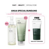 ANUA Special Bundling HEARTLEAF PORE CONTROL CLEANSING OIL + HEARTLEAF QUERCETINOL PORE DEEP CLEANSING FOAM