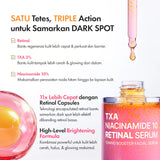 PURITO TXA Niacinamide 10 Retinal Serum | Serum Pencerah Wajah Anti Aging & Penghilang Noda Hitam