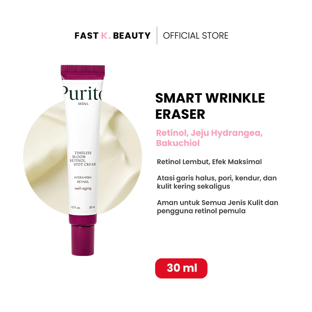 PURITO Timeless Bloom Bakuchiol Retinol Spot Cream 30ml