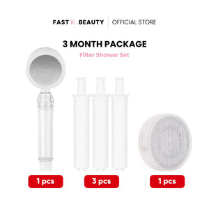 SEASEE 6 Layers Shower Filter 3 Months Package