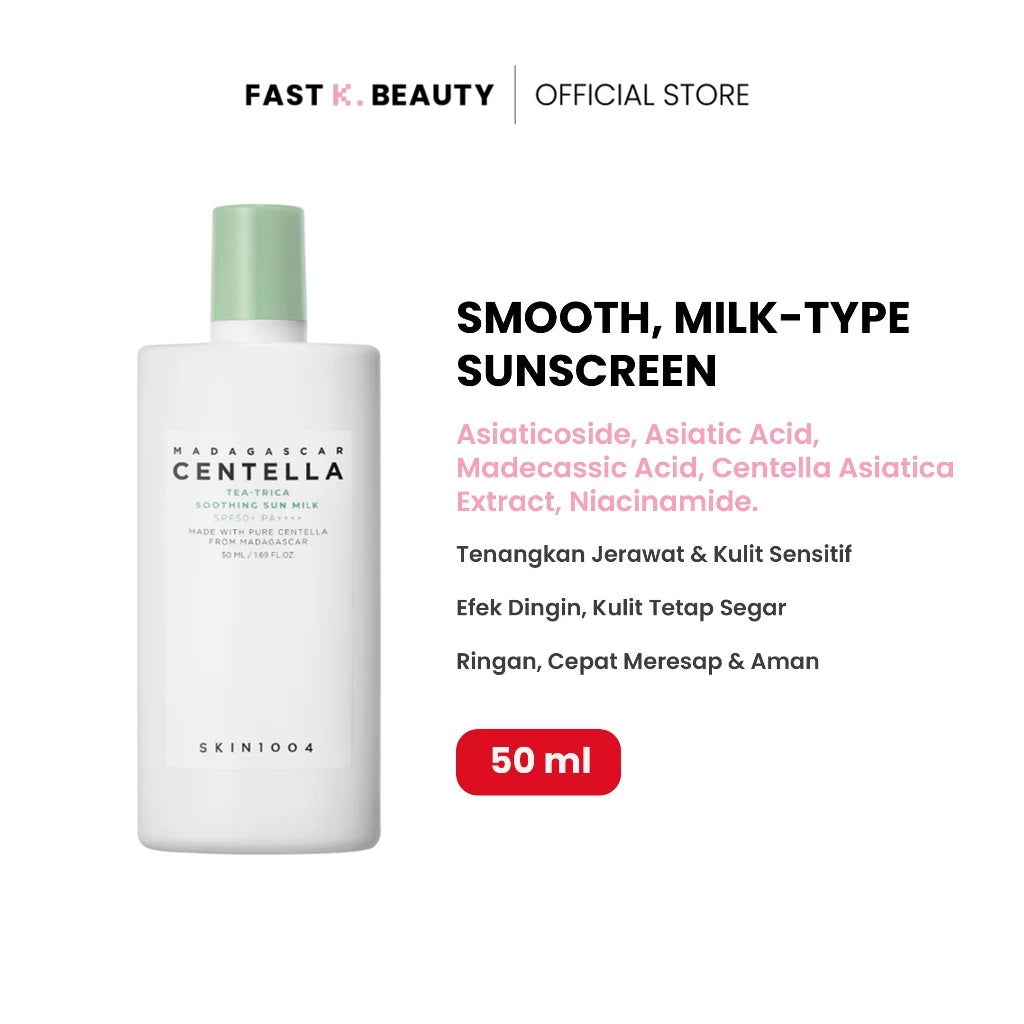 SKIN1004 Madagascar Centella Tea-Trica Soothing Sun Milk SPF50+ PA++++ 50ml