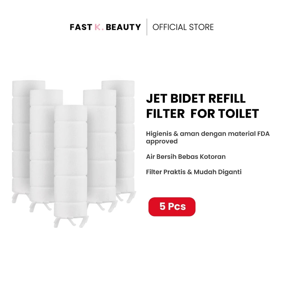 [Refill] SEASEE Jet Bidet Filter Refill 5-Pack for Toilet