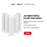 [Refill] SEASEE Jet Bidet Filter Refill 5-Pack for Toilet