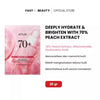 ANUA Peach 70 Niacin Serum Mask 1ea