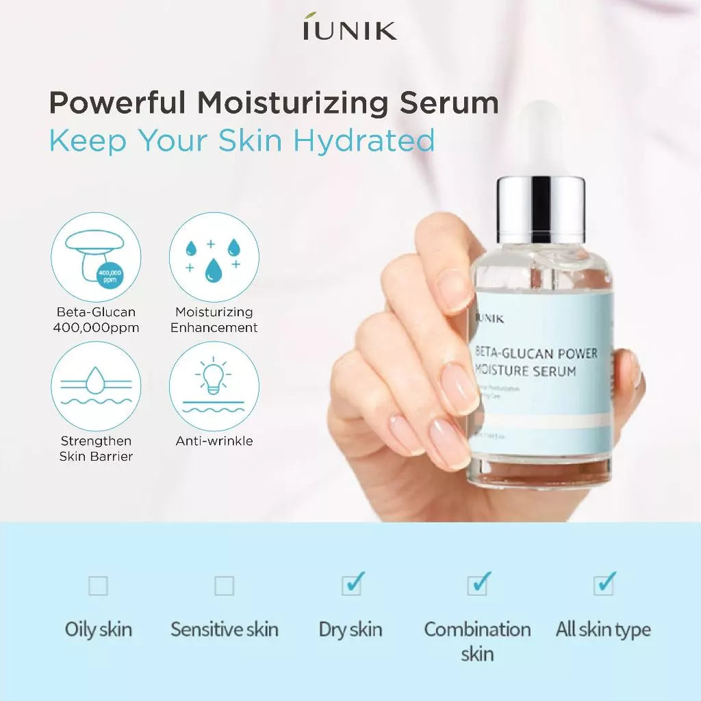 IUNIK - Beta Glucan Power Moisture Serum 50ml