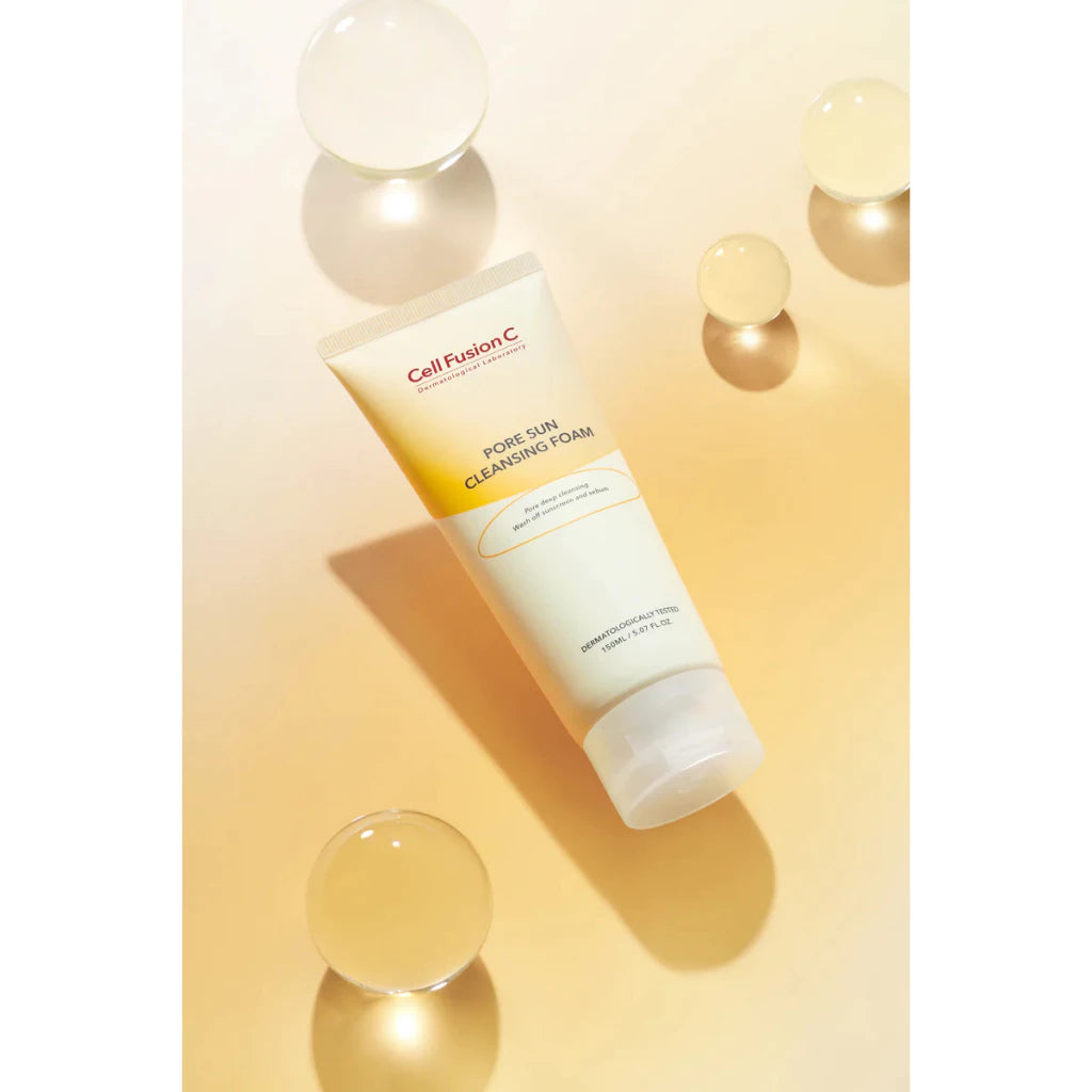 CELL FUSION C Pore Sun Cleansing Foam