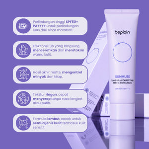 BEPLAIN Sunmuse Tone-Up & Correcting Matte Sunscreen