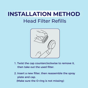 [Refill] Hydro Secret Shower Head Filter Refills (3 Pcs)