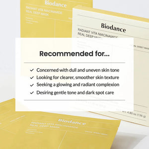 BIODANCE Radiant Vita Niacinamide Real Deep Mask 1ea