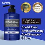 KUNDAL Cool and Clear Scalp Refreshing Shampoo Aqua Mint 500ml