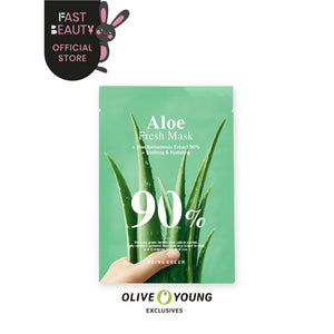 BRING GREEN Aloe 90% Fresh Mask (1pcs)