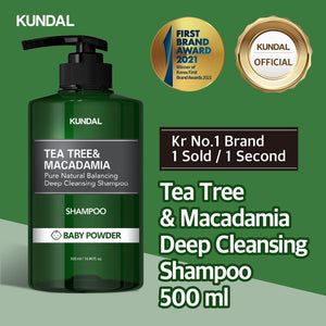 KUNDAL Tea Tree Deep Cleansing Shampoo 500ml