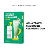 ANUA Travel Size Double Cleansing Duo (Cleansing Oil 20ml + Heartleaf Quercetinol 25ml)