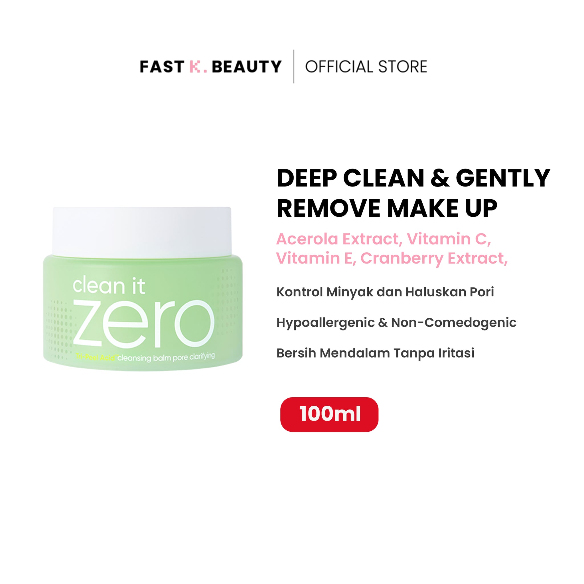 BANILA CO - Clean it Zero Pore Clarifying Cleansing Balm
