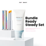 Bundle 5 Ready Steady Set (SKIN1004 Madagascar Centella Hyalu-Cica Water-Fit Sun Serum 50ml + YNM Rainbow Honey Lip Balm)