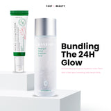 Bundling 4 The 24H Glow (HAYEJIN Blessing of Sprout Radiance Toner 120ml + AXIS-Y Dark Spot Correcting Glow Serum 50ml)