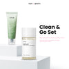 Clean & Go Set (ANUA Heartleaf Pore Control Cleansing Oil 20ml + ANUA Heartleaf Quercetinol Pore Deep Cleansing Foam 25ml)