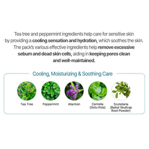 LINDSAY Cool Tea-Tree Modelling Mask Cup Pack 28g
