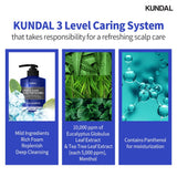 KUNDAL Cool and Clear Scalp Refreshing Shampoo Aqua Mint 500ml