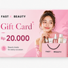 Fast K. Beauty gift card