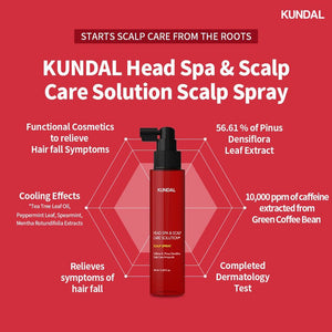 KUNDAL Head Spa& Scalp Care + Solution Scalp Spray 100ml