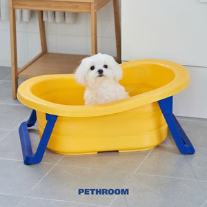 PETHROOM Non-Slip Foldable Bathtub