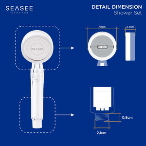 SEASEE Shower Set 6 Layers of Filterlation Penyaring Air Shower