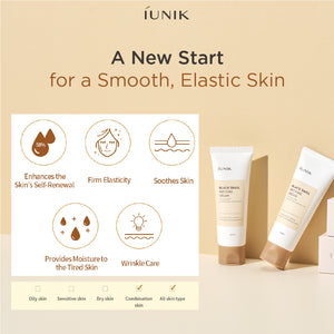 IUNIK Black Snail Restore Cream - 60ml