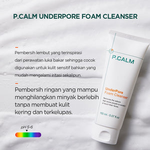 P. CALM UnderPore Foam Cleanser 150ml