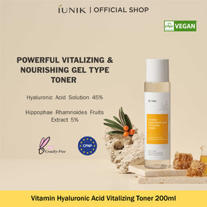 IUNIK - Vitamin Hyaluronic Acid Vitalizing Toner 200ml