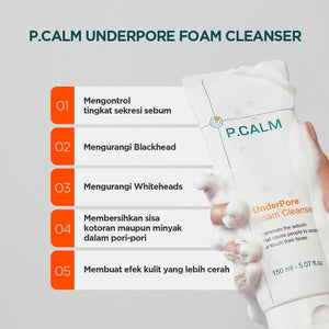 P. CALM UnderPore Foam Cleanser 250ml