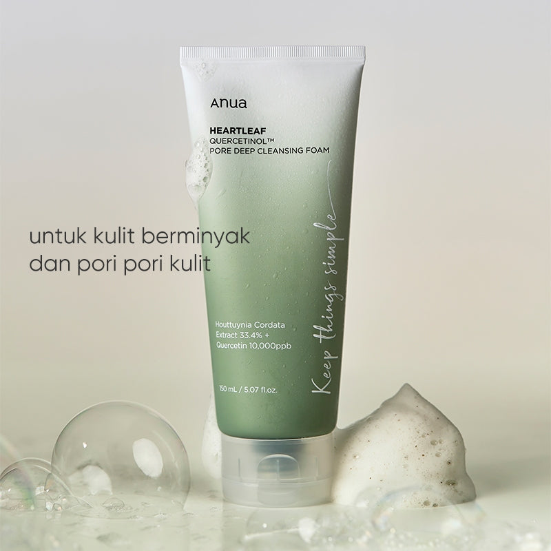 ANUA Heartleaf Quercetinol Pore Deep Cleansing Foam