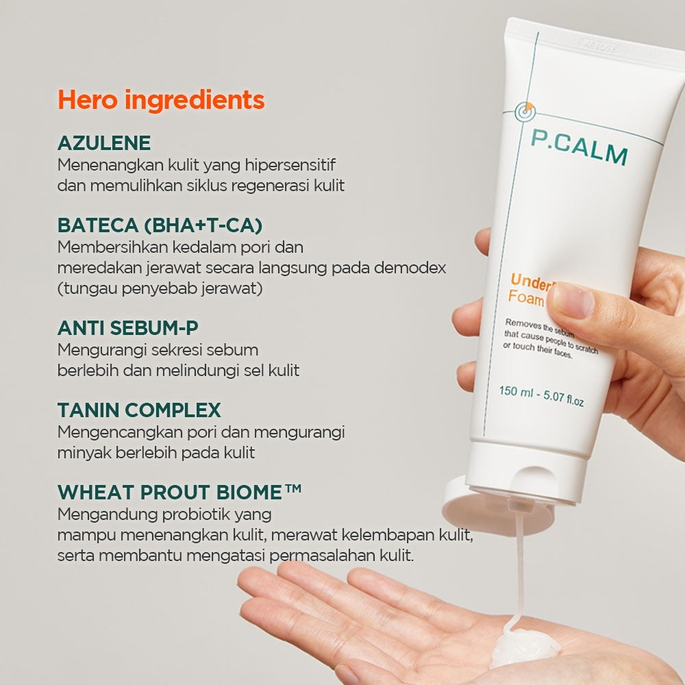 P. CALM UnderPore Foam Cleanser 150ml