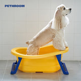 PETHROOM Non-Slip Foldable Bathtub