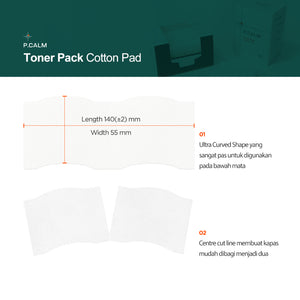 P.CALM Toner Pack - Cotton Pad 40 PCS