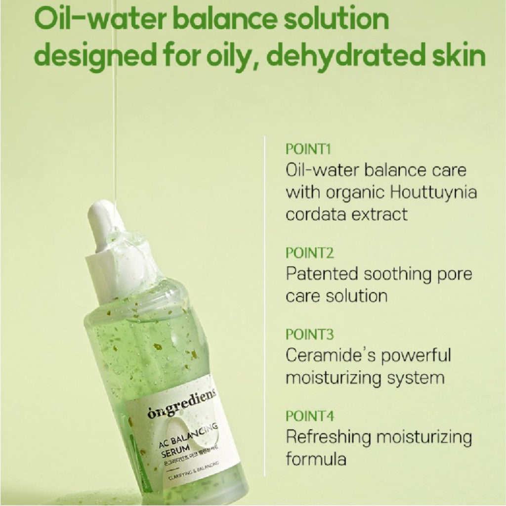 ONGREDIENTS AC Balancing Serum