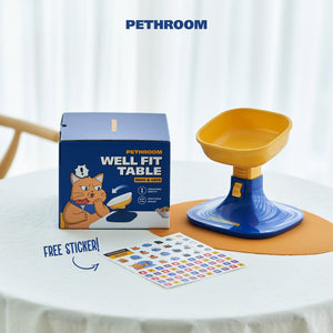 PETHROOM Well Fit Table Yellow