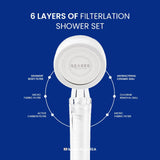 SEASEE Shower Set 6 Layers of Filterlation Penyaring Air Shower