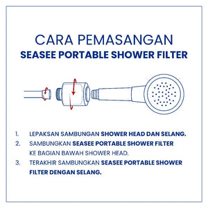[TRAVEL] SEASEE Travel Purpose Shower Filter