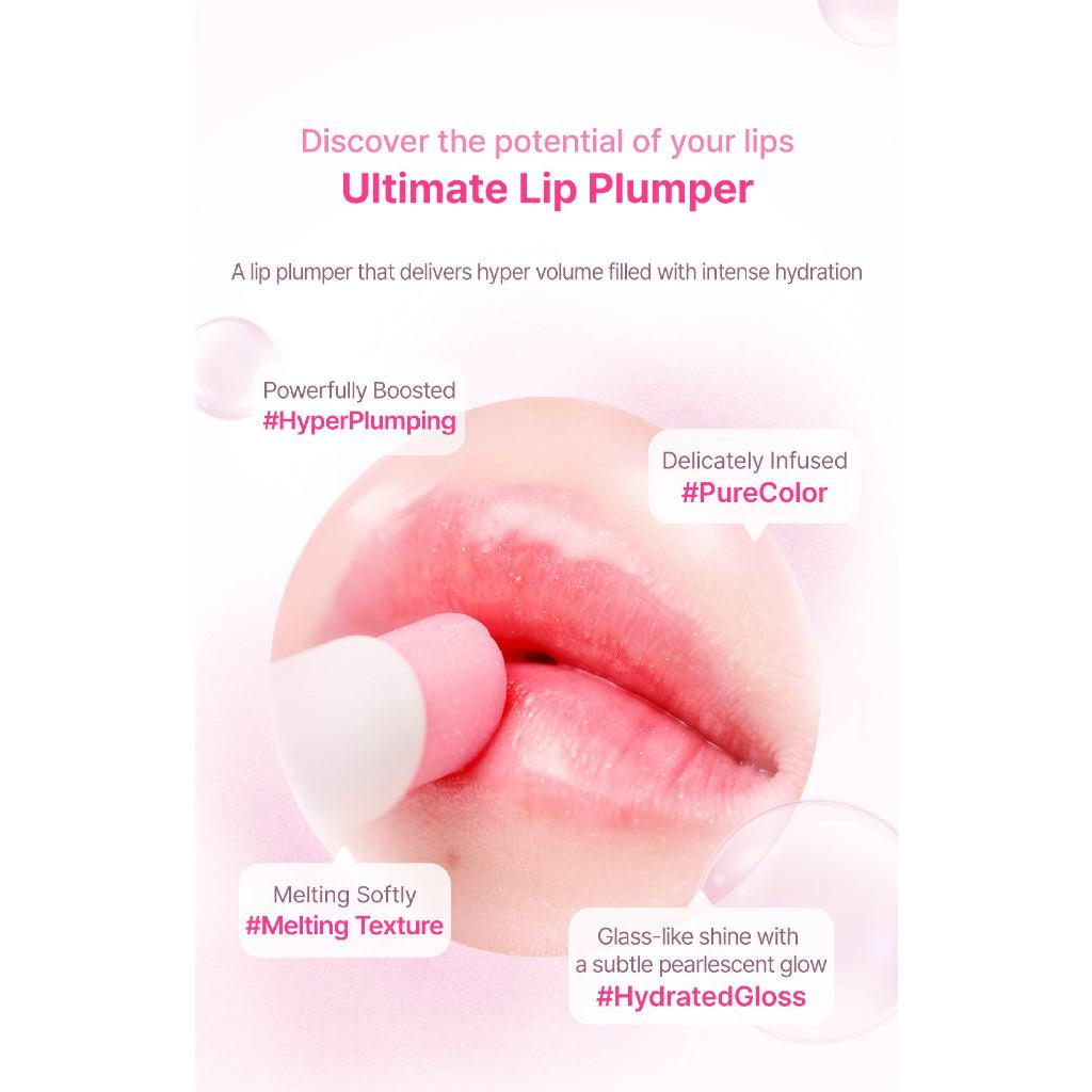 YNM Ultimate Lip Plumper Pink Sparkle [FREE Hair Pin]