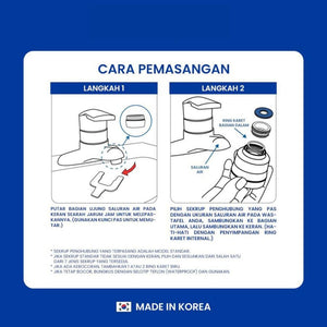 SEASEE Water Purification Filter Kit (Wastafel Filter)