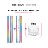 YNM Special Bundling Rainbow Honey Lip Balm 2pcs [FREE FILLIMILLI Self Skin Pad]