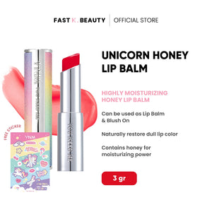 YNM Unicorn Honey Lip Balm FREE DIY Sticker