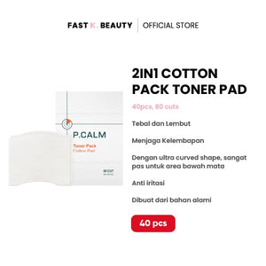 P.CALM Toner Pack - Cotton Pad 40 PCS