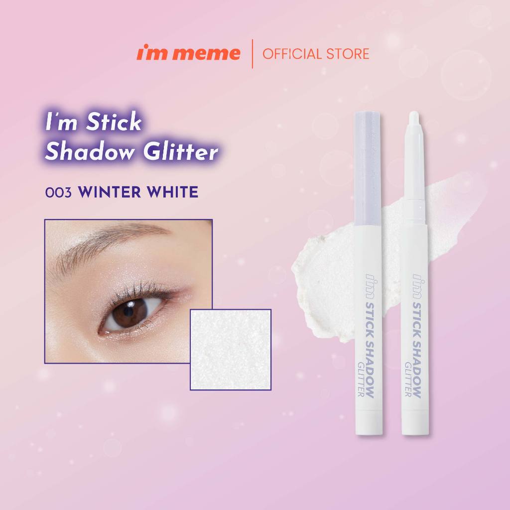 I'M MEME I'm Stick Shadow Glitter - 03 Winter White