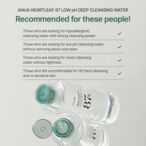 ANUA Heartleaf Low pH Deep Cleansing Water 500g