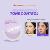 I'M MEME Purple Cotton Tone Control Pact