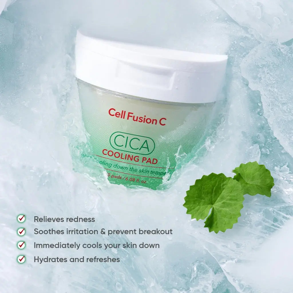 CELL FUSION C - Post α Cica Cooling Pad 70ea - Fast K. Beauty
